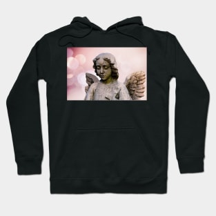 Surreal Dreamy Angel With Cross Hoodie